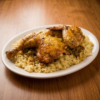 1/2 Chicken with Rice